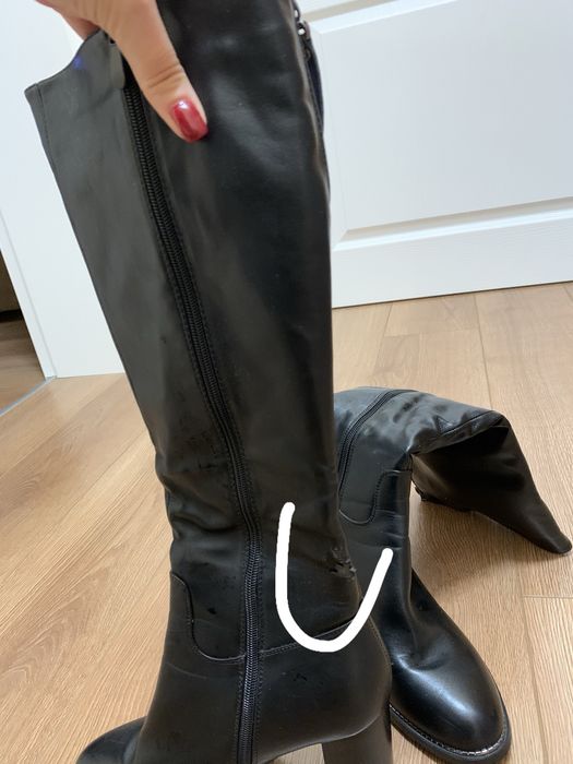 дамски ботуши на висок ток