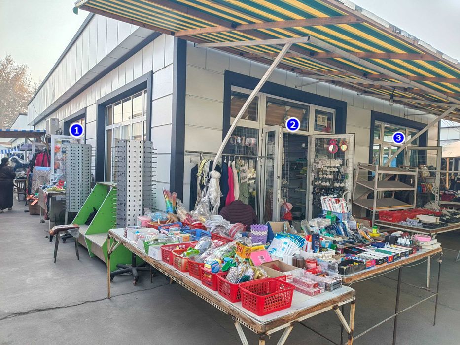 ОҲАНГАРОН ДЕҲҚОН БОЗОРИДА 4 та савдо дўкони сотилади