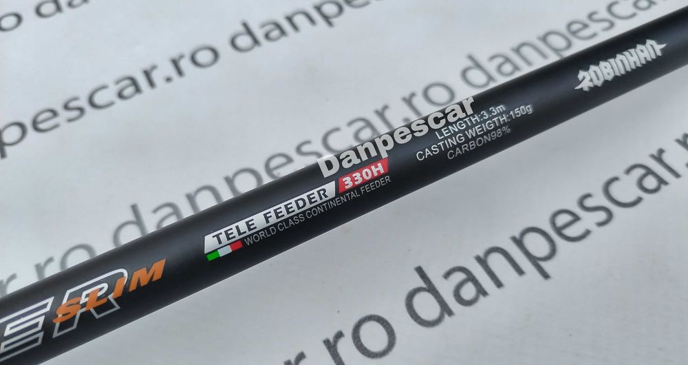 Lanseta Robinhan Harrier Tele Feeder Ultra SLIM 3,30 m Actiune: 150gr