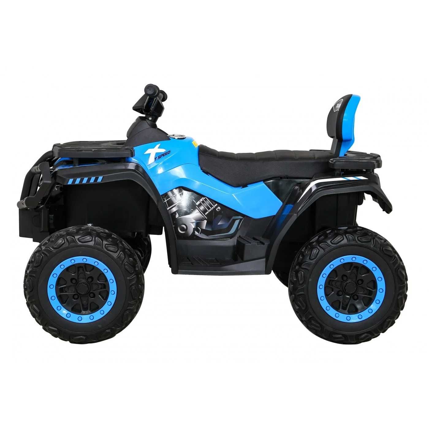 ATV electric copii 3-10 ani XT Speed 4x4 200W 24V 2 loc,R.Moi Albastru
