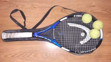 Racheta tenis HEAD Ti3000 + 3 mingi + racheta Artengo 700
