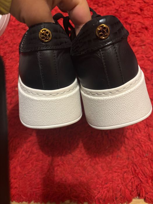 Кецове от естествена кожа на платформа