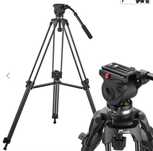 Trepied JieYang JY0508B Kit Trepied Video, Aluminiu, cu cap fluid