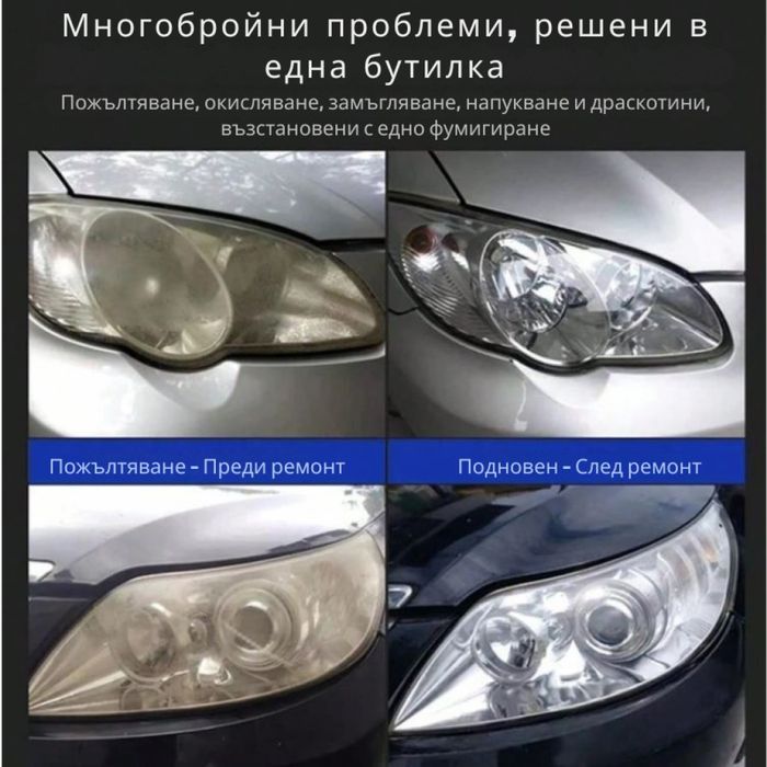 Комплект за нано покритие на фарове