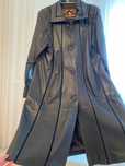 Haina piele naturala,marca “Show Leder Collection” Italy, gluga, blana
