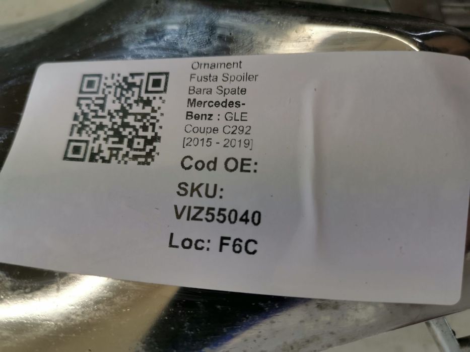 Ornament Fusta Spoiler Bara Spate Mercedes-Benz  GLE Coupe C292 [2015