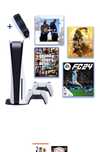Игровая приставка Sony playstation 5 + геймпад, игры FC24, MK11,UFC4