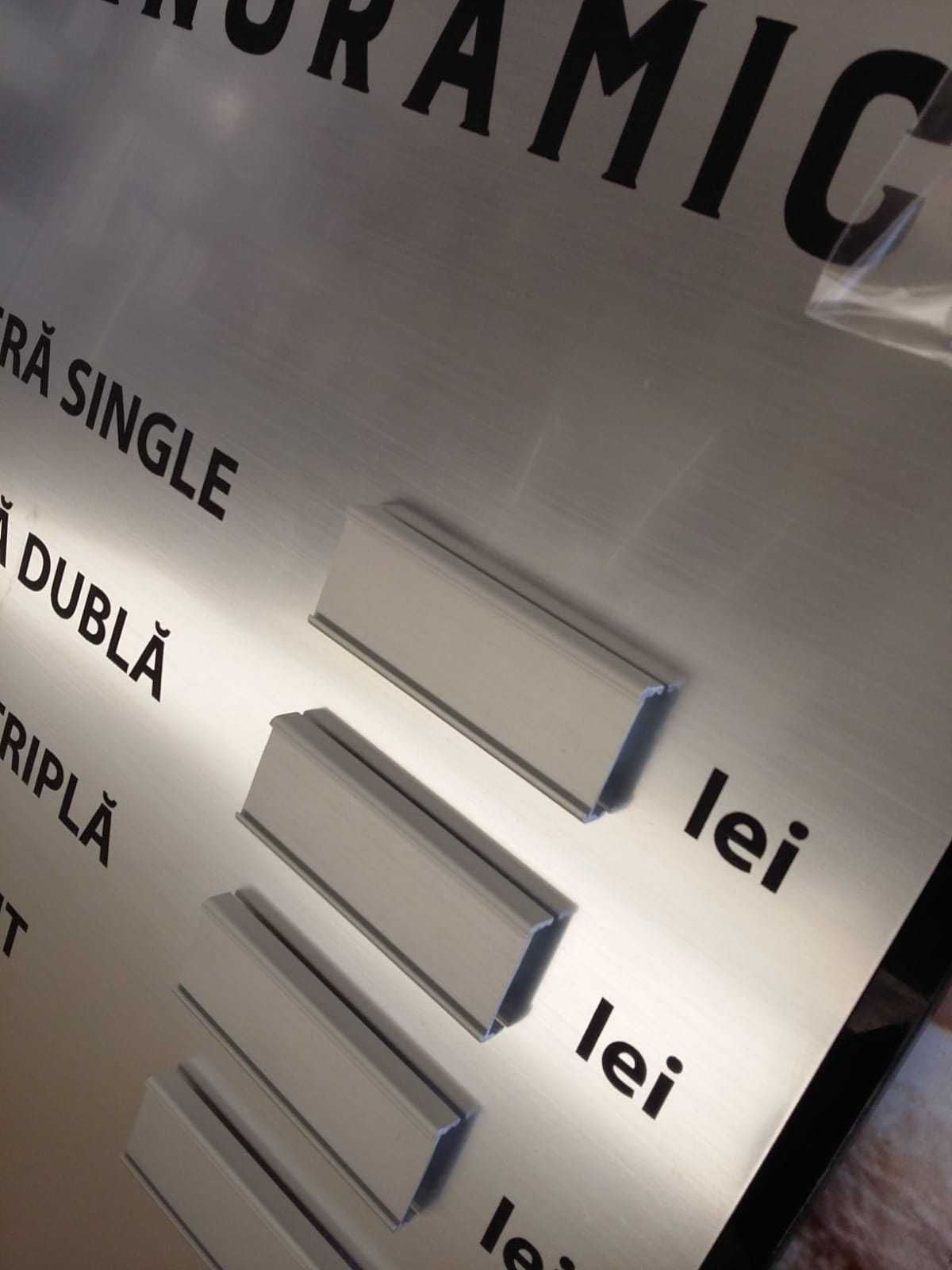 Vand firma luminoasa caseta luminoasa profi aluminiu, fata plexiglass