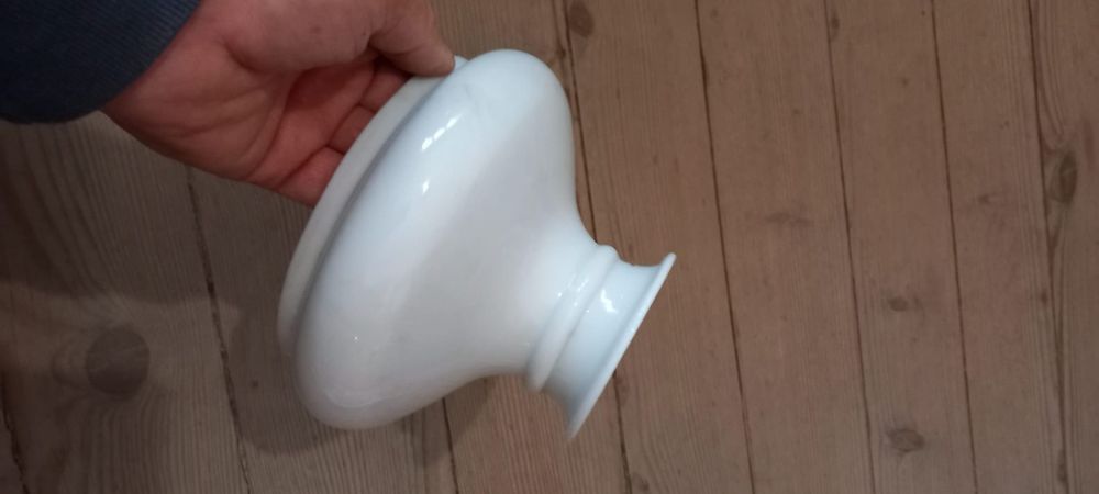 Abajur opalină și sticlă lampă