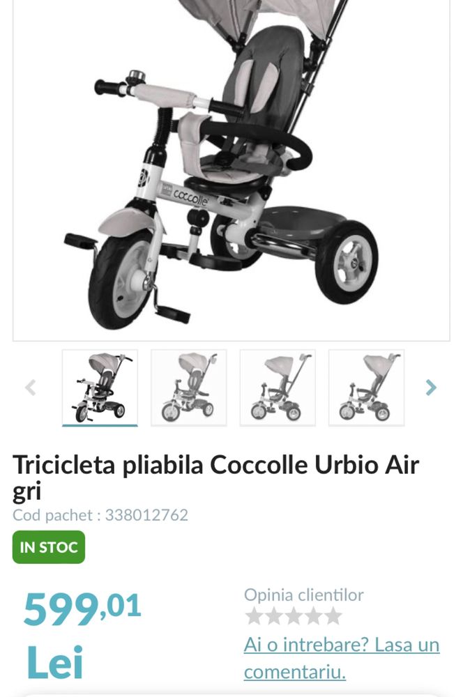 Tricicleta coccolle urbio