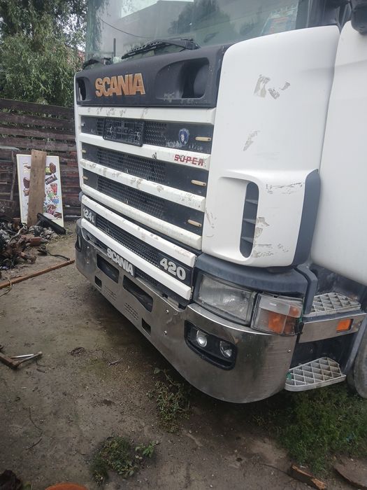 Se vine tir scania 420 l tot cu remorca basculanta