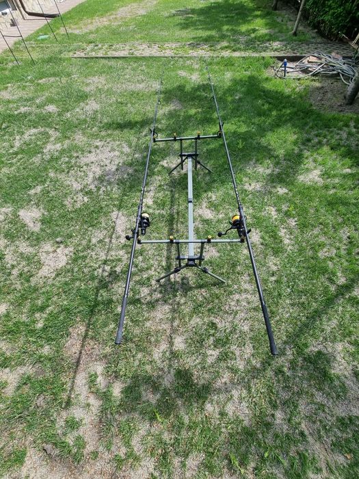 Vând set lanseta osako amg carp tx5 +mulineta osako lizard 6000