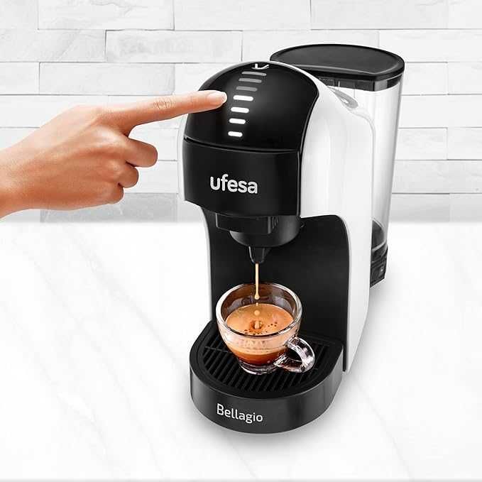 Ufesa Кафемашина с капсули  или смляно кафе  с цифрово  управление