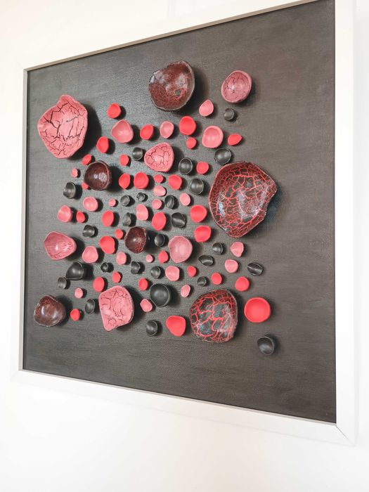 Tablou abstract modern – lucrare originală, realizată manual