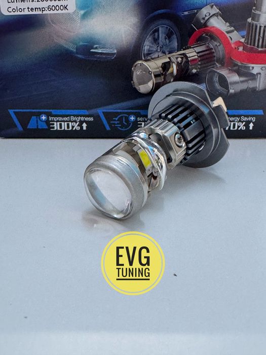 Becuri LED H4 H7 280W 28000LM 6000K Lupa