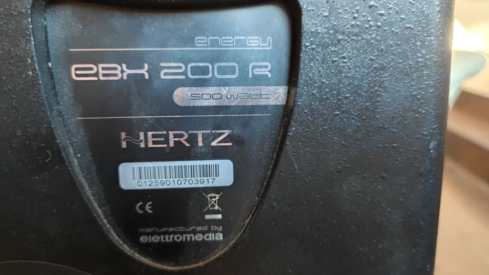 Subwoofer auto Hertz energy ebx 200 r