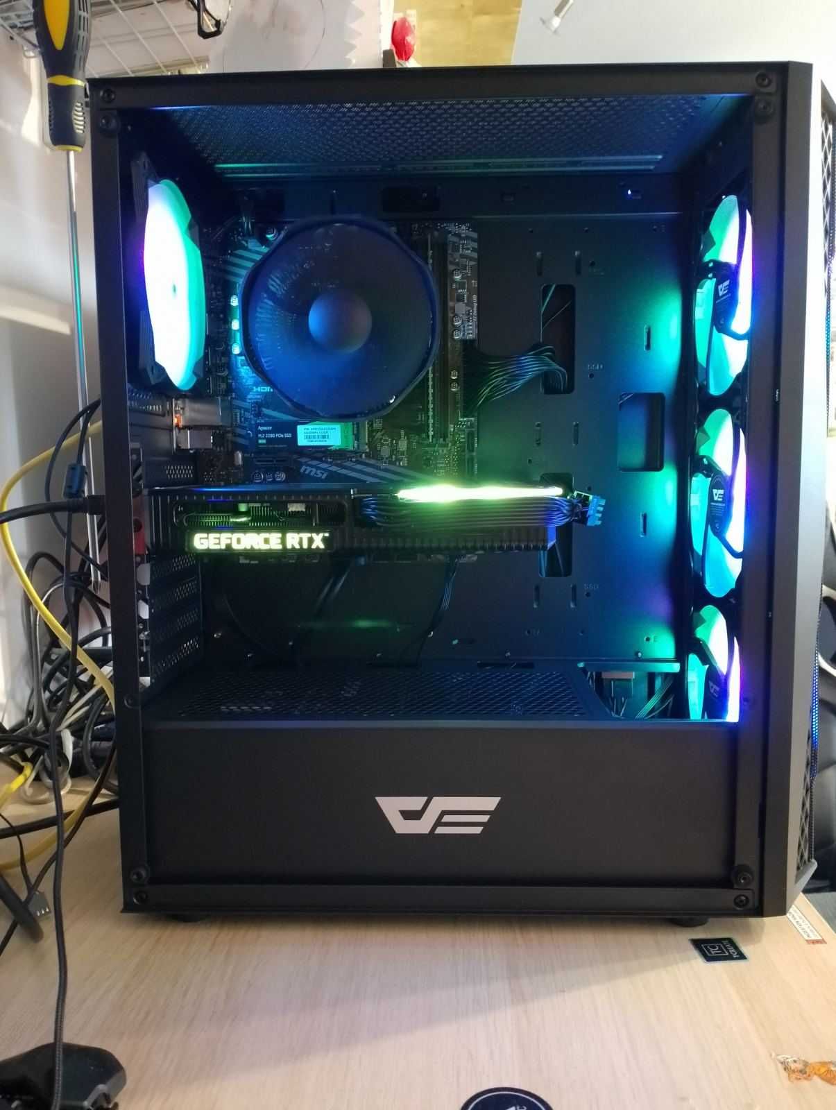 Гейм Комп Ryzen 5 5500/RTX3060Ti/16GB -3000/500GB NVMe SSD