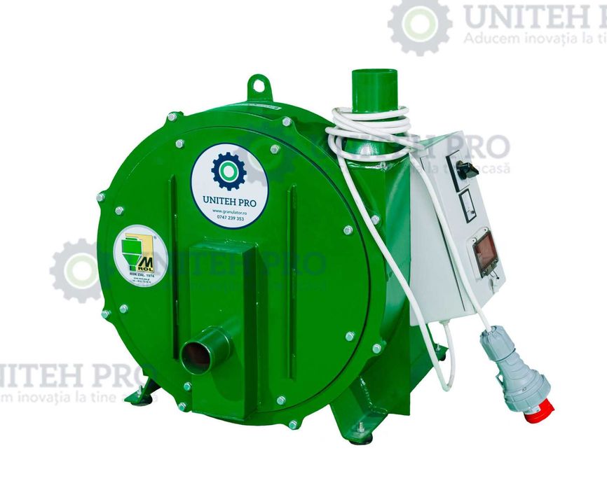 Moara cu aspiratie 11kw, 100-1200 kg/oră, M-Rol, Polonia NOU Garanție