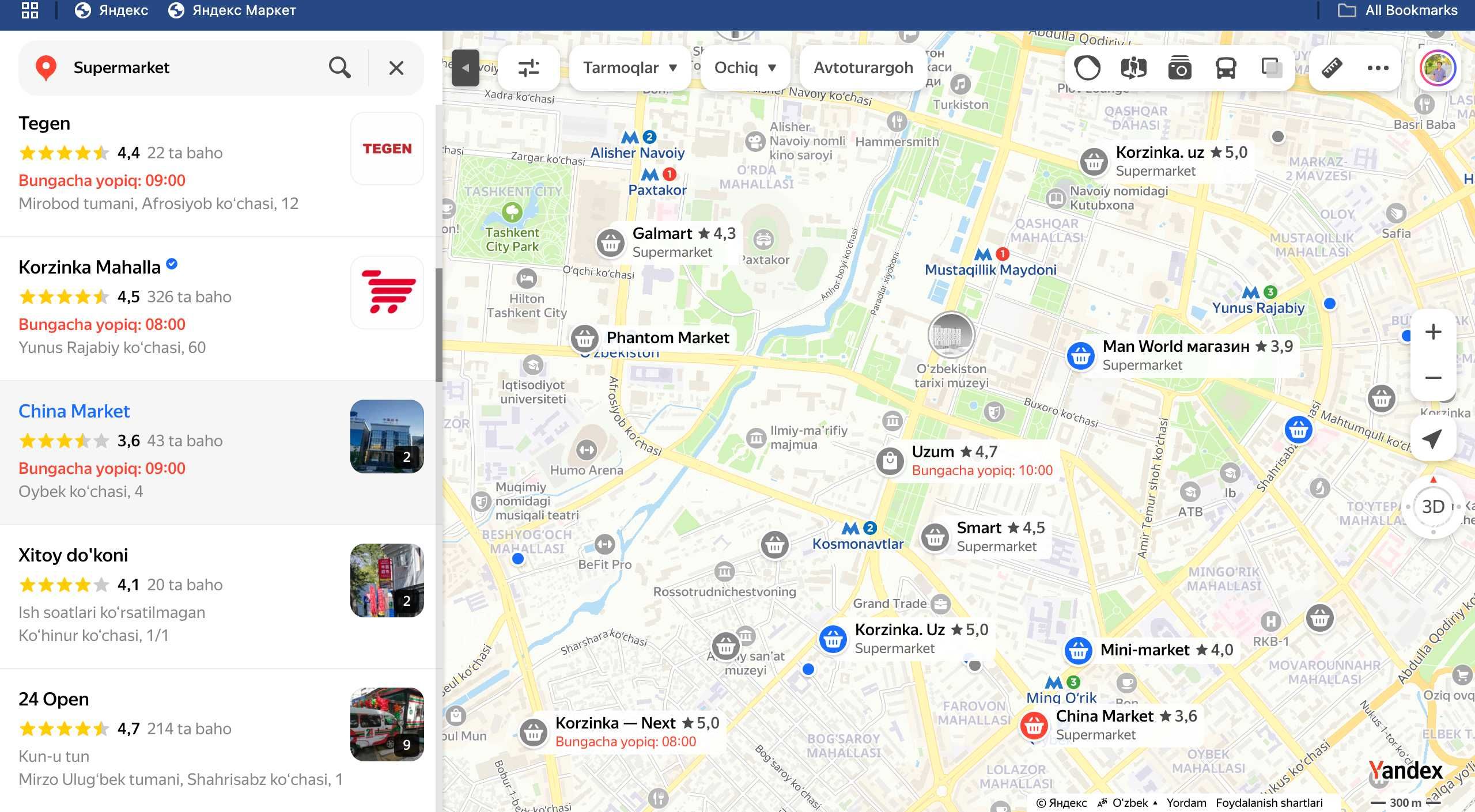 Biznesingizni Google, Yandex qidiruvlari va xaritalarida chiqaring.