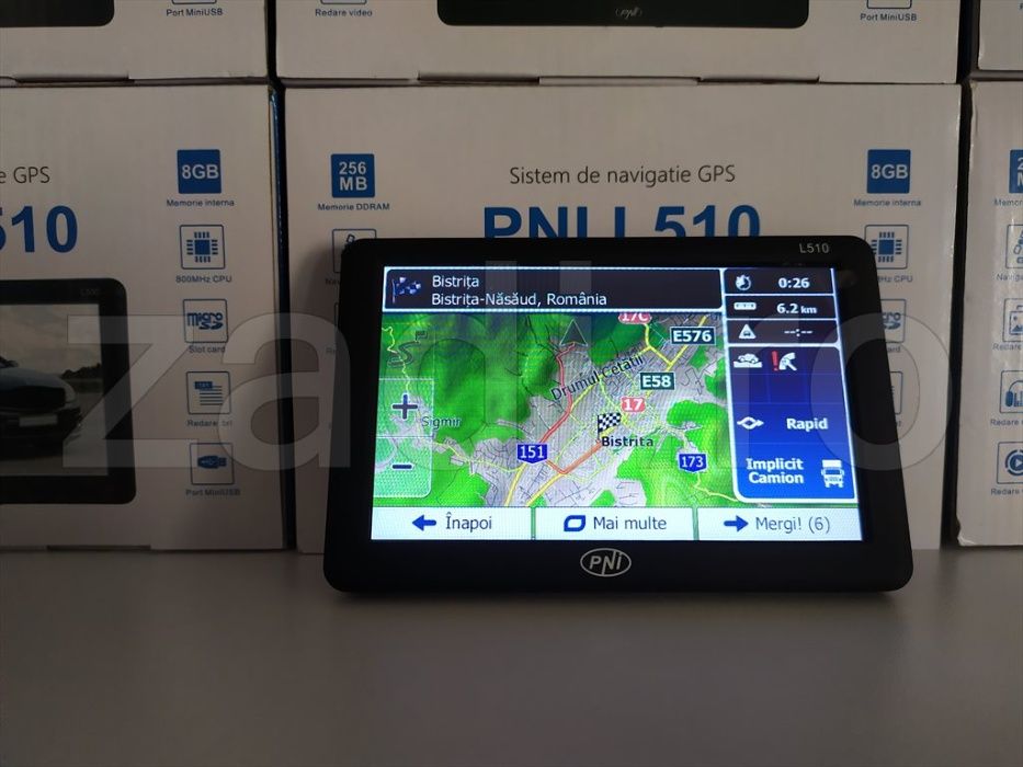 Gps PNI L510"-harti camion+auto+toata europa-PREFERABIL AUTOSTRAZI