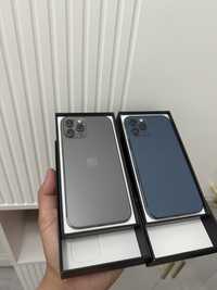 Айфон 12 про синий и серый