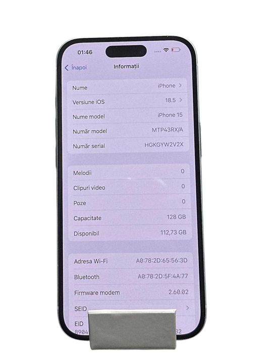 Iphone 15 128Gb / Amanet Cashbook Deva
