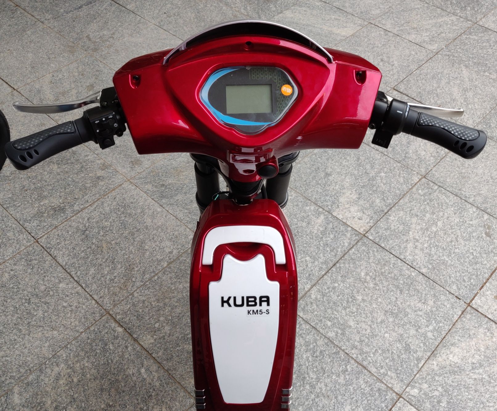 Bicicleta Electrica KUBA 2023 ROSU, Motor 250-500W, 48 V 12AH, 25Km/h