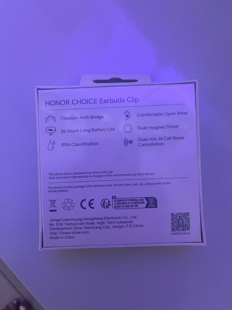Слушалки Honor Choice Earbuds Clip