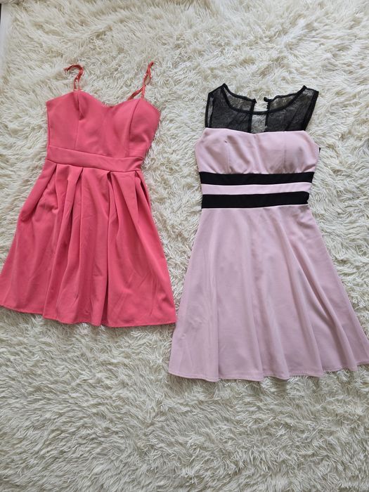 Къси розови рокли