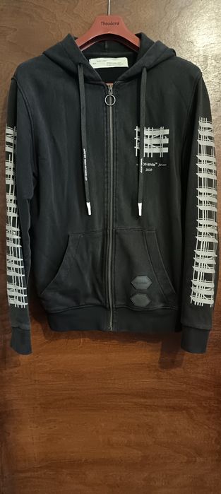 Off White c/o Virgil Abloh 2019 Graphic Print Hoodie L