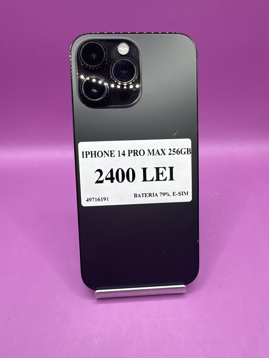Iphone 14 Pro Max 256gb e-sim •Matei Amanet Crangasi•49716