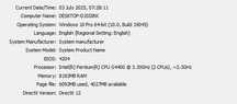 PC  dual dore 3.30ghz  8gb RAM DDR4 GTX 750TI   URGENT