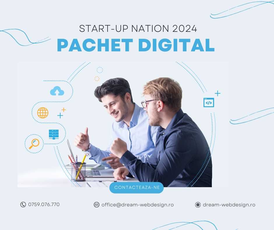Pachet Digital prin Start-up Nation 2024