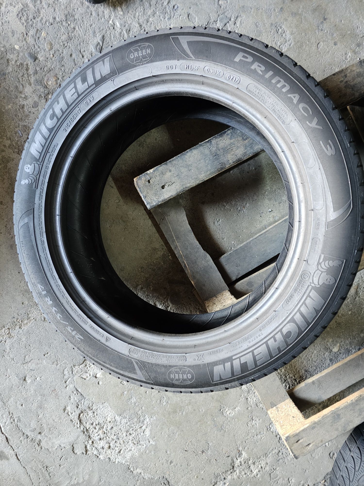 2 anvelope vara 215 55 17 Michelin Primacy 3