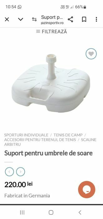 Suport umbrela nou