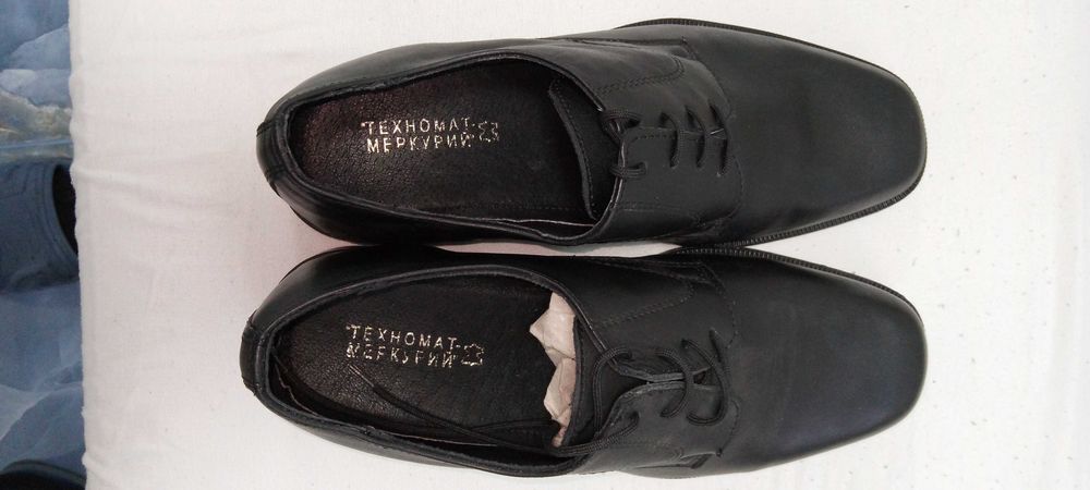 Два модела нови мъжки обувки половинки от естествена кожа - 41, 42, 43