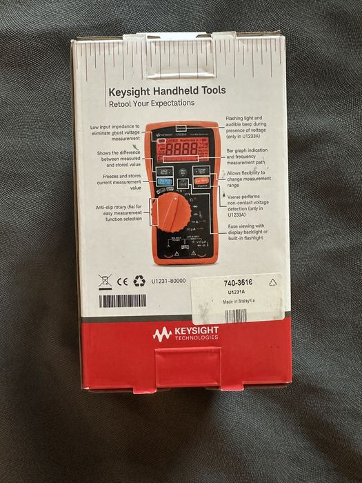 Multimetru profesional Keysight U1231A – nou, nefolosit