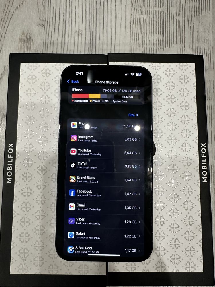 iPhone 13 Pro Max 128GB Sierra Blue – Перфектно състояние
