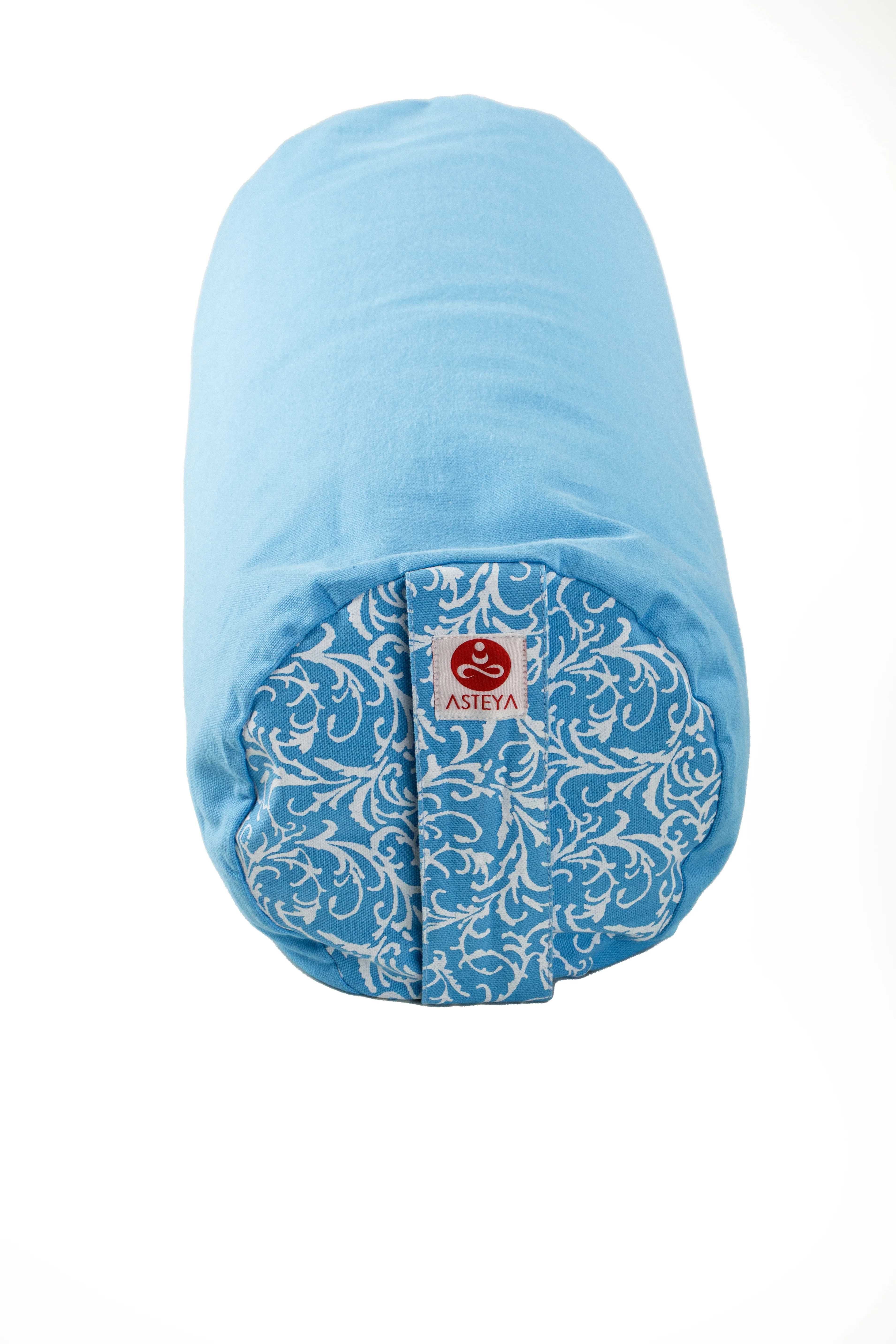 Pernă de meditație Bolster cu husă detașabilă și pleavă de grâu 50cm