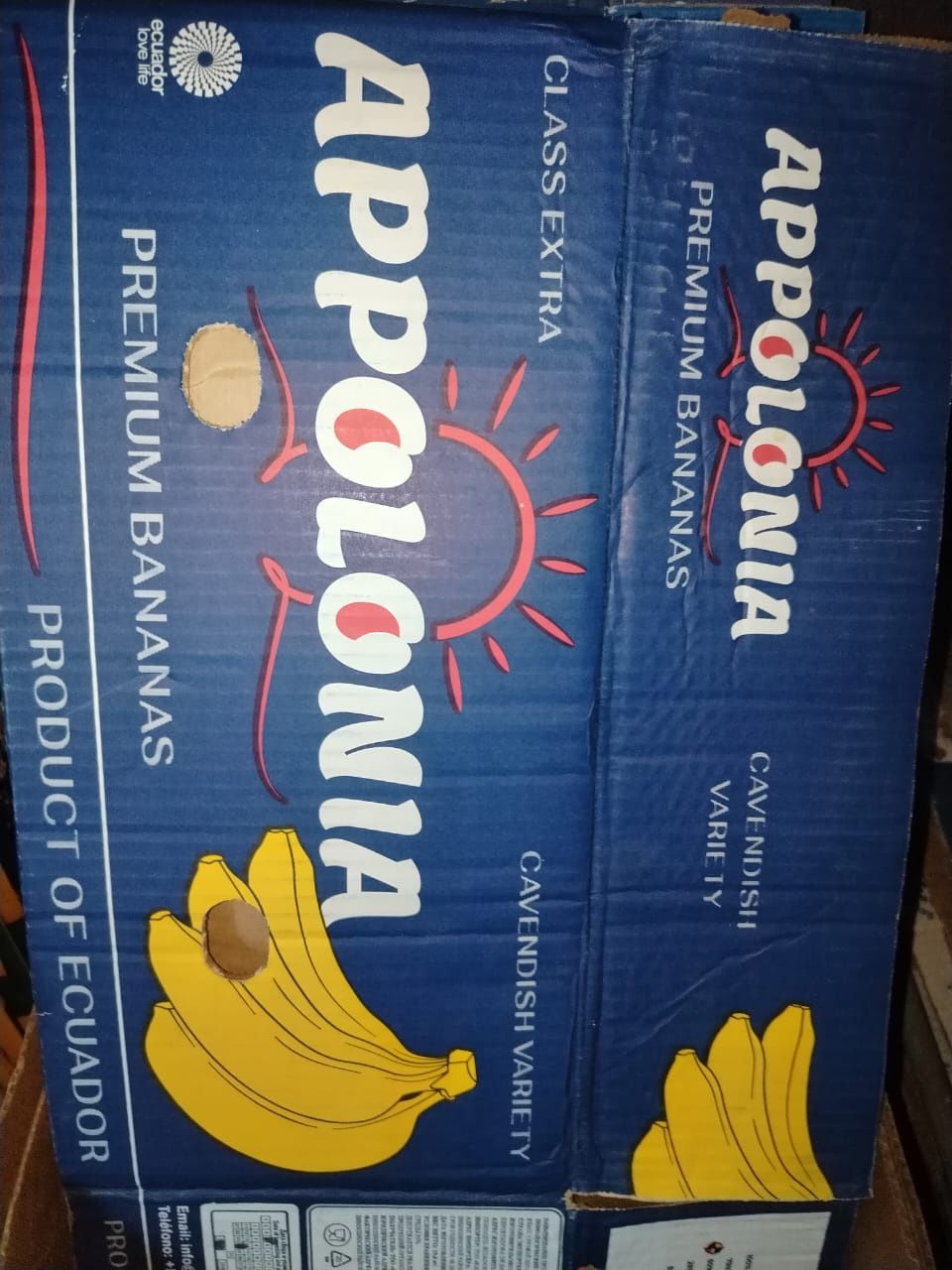 Коробки от банана