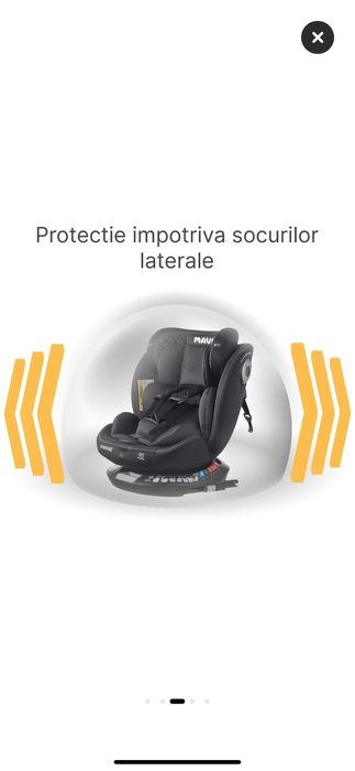 Scaun auto - Certificat R129, top calitate-pret, f stabil, ca nou