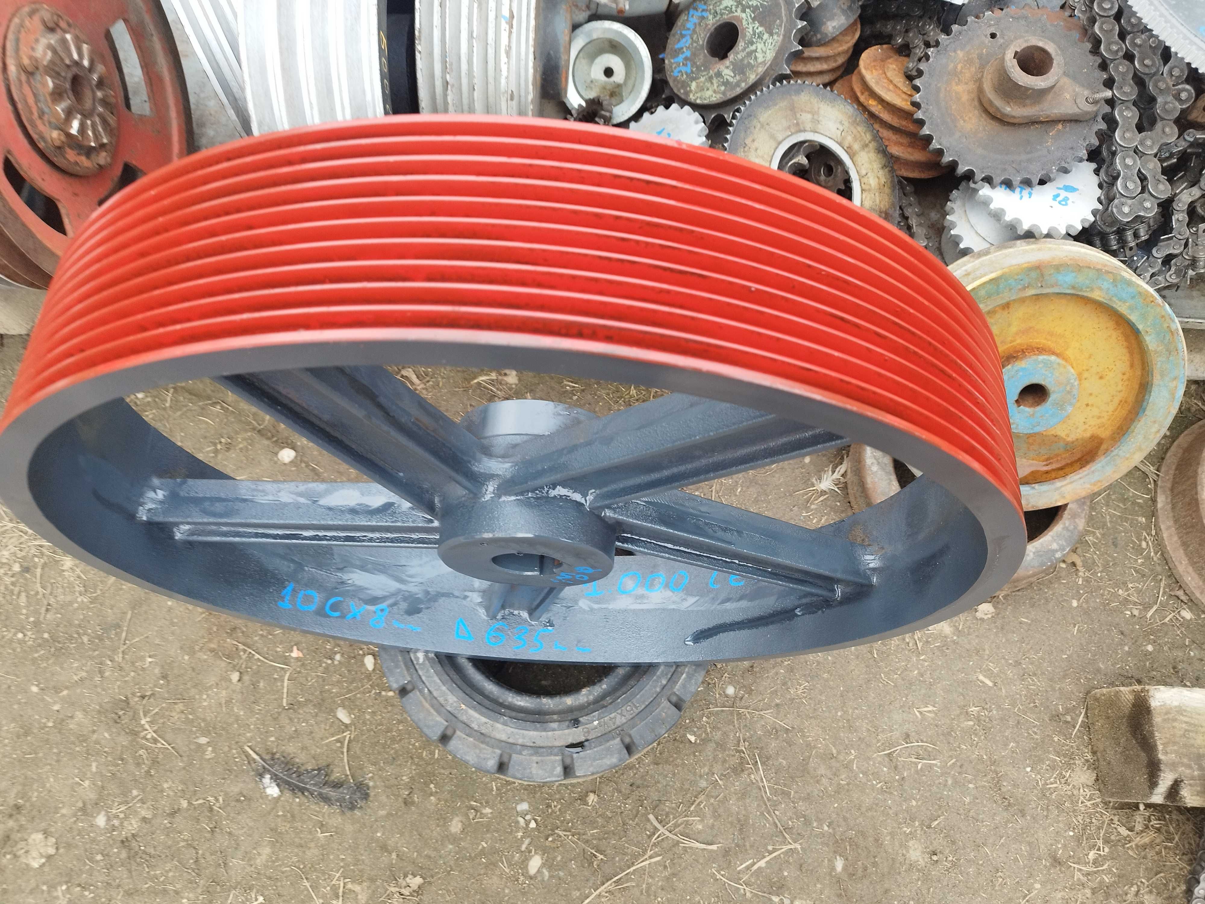 Fulie mare volanta generator curent eoliana