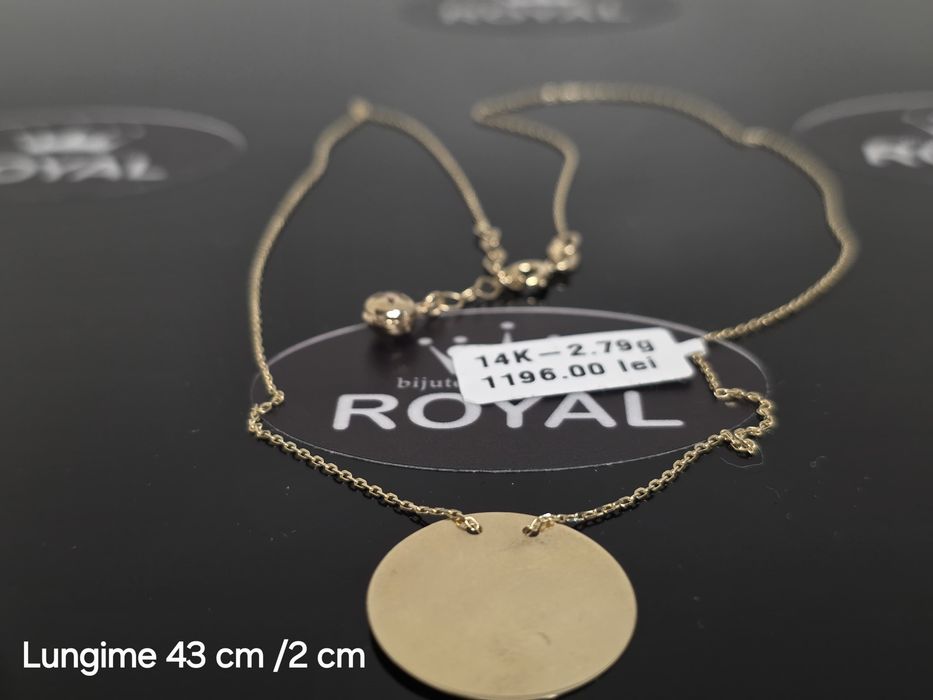 Bijuteria Royal: Lant aur 14k/2.79 gr