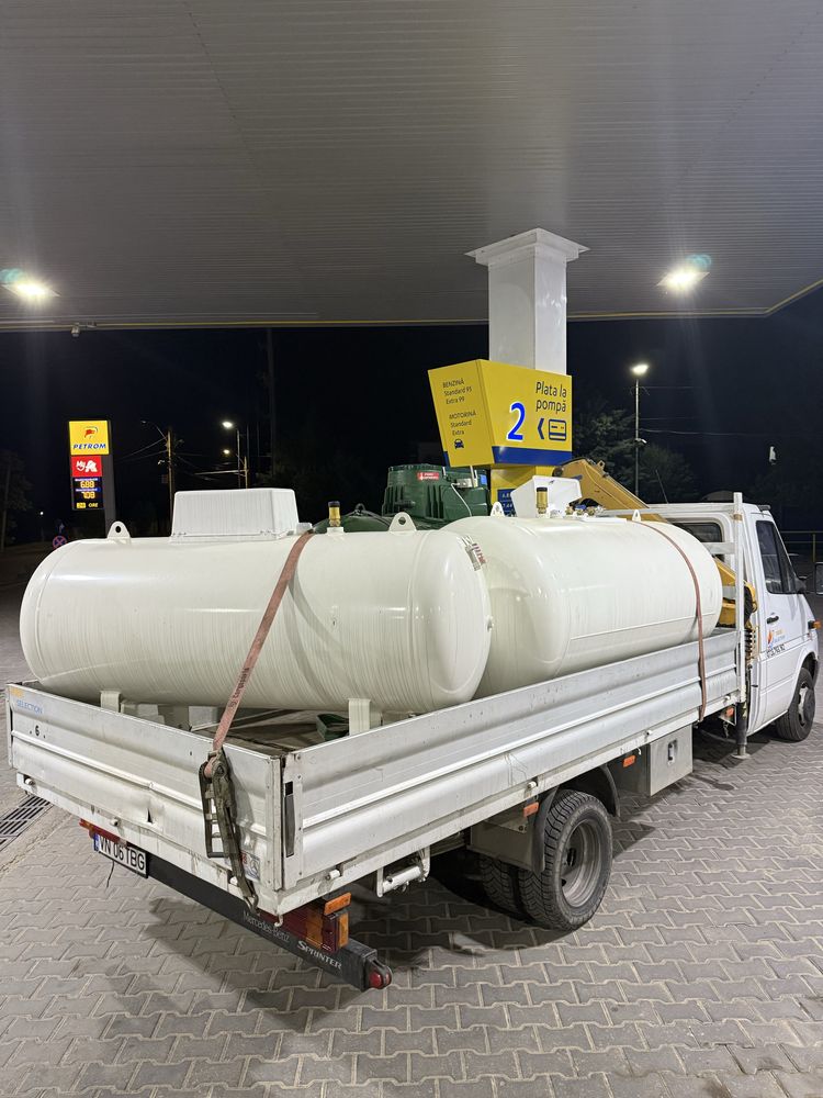 Rezervor alimentare gaz gpl propan bazin butelie 1750/ 1000 500 litri