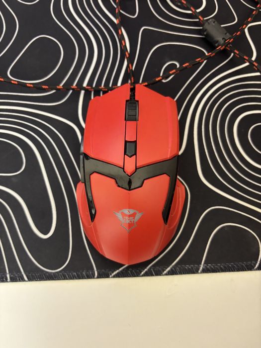 Геймърска мишка Trust gxt 101 spectra red