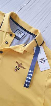 Aeronautica Militare Pique Regular Fit  2XL НОВО ОРИГИНАЛ Мъж Тениска