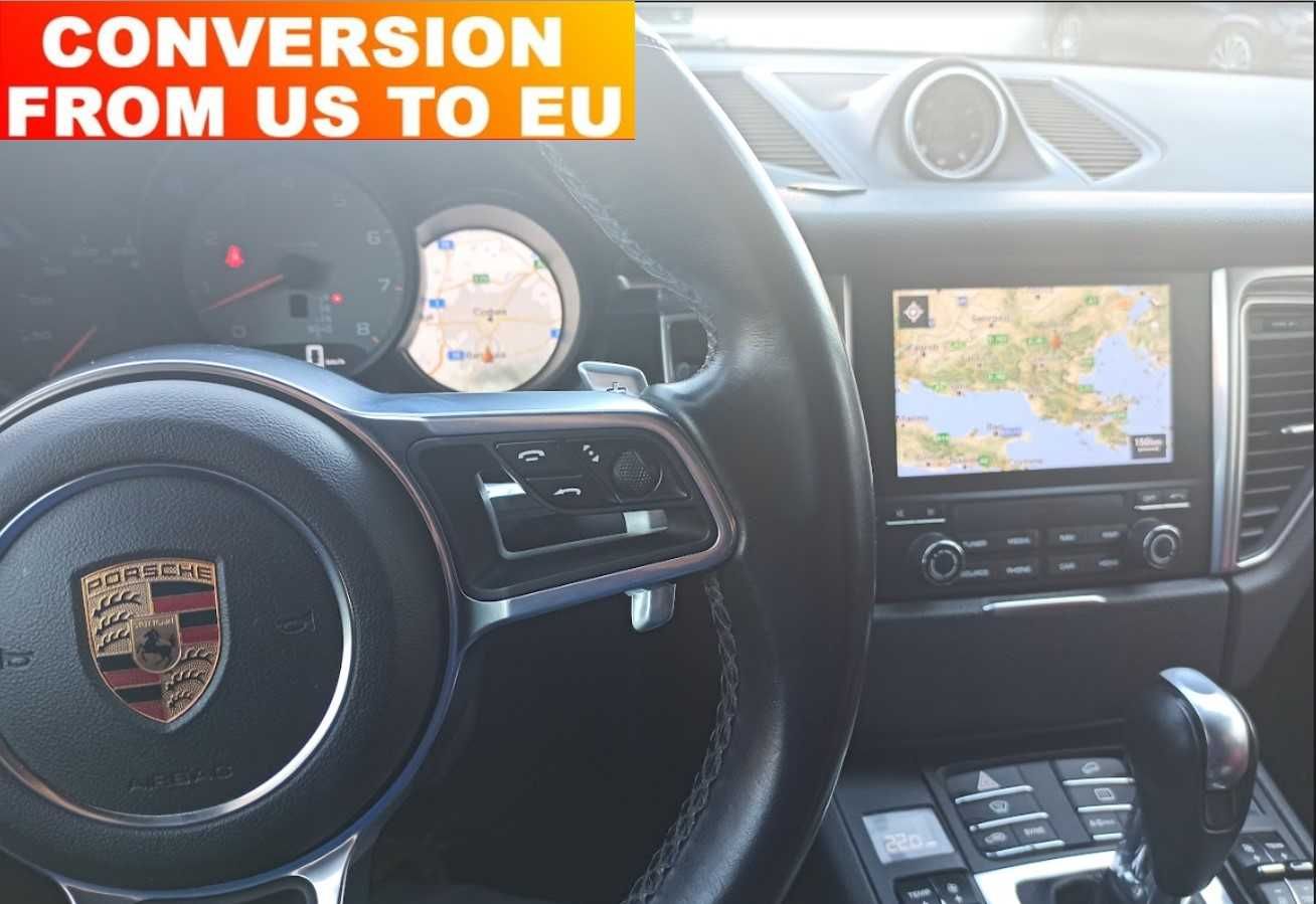 PORSCHE VIM CarPlay Android Auto цял екран Порше Panamera Full 2024map