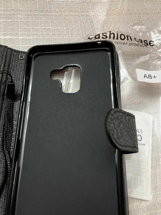 Калъф тип портмоне за Samsung A8+ 2018