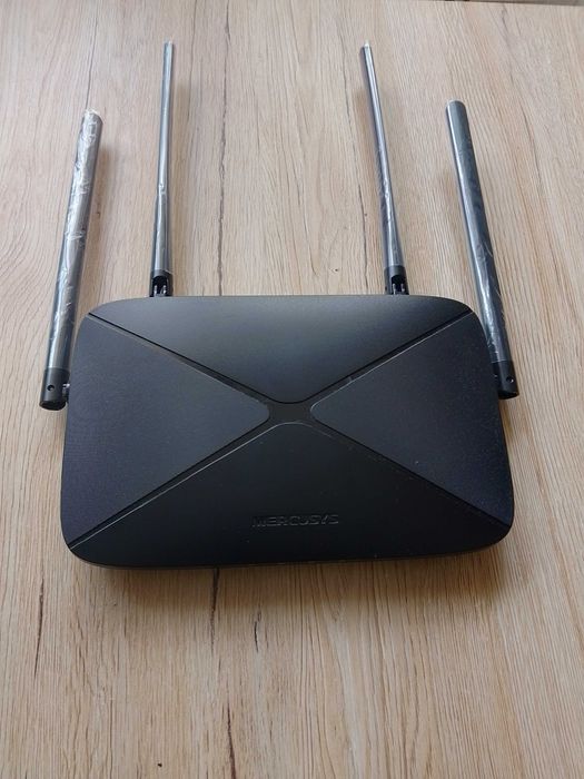 Router wireless MERCUSYS AC12G, AC1200, Gigabit, Dual-Band, Negru