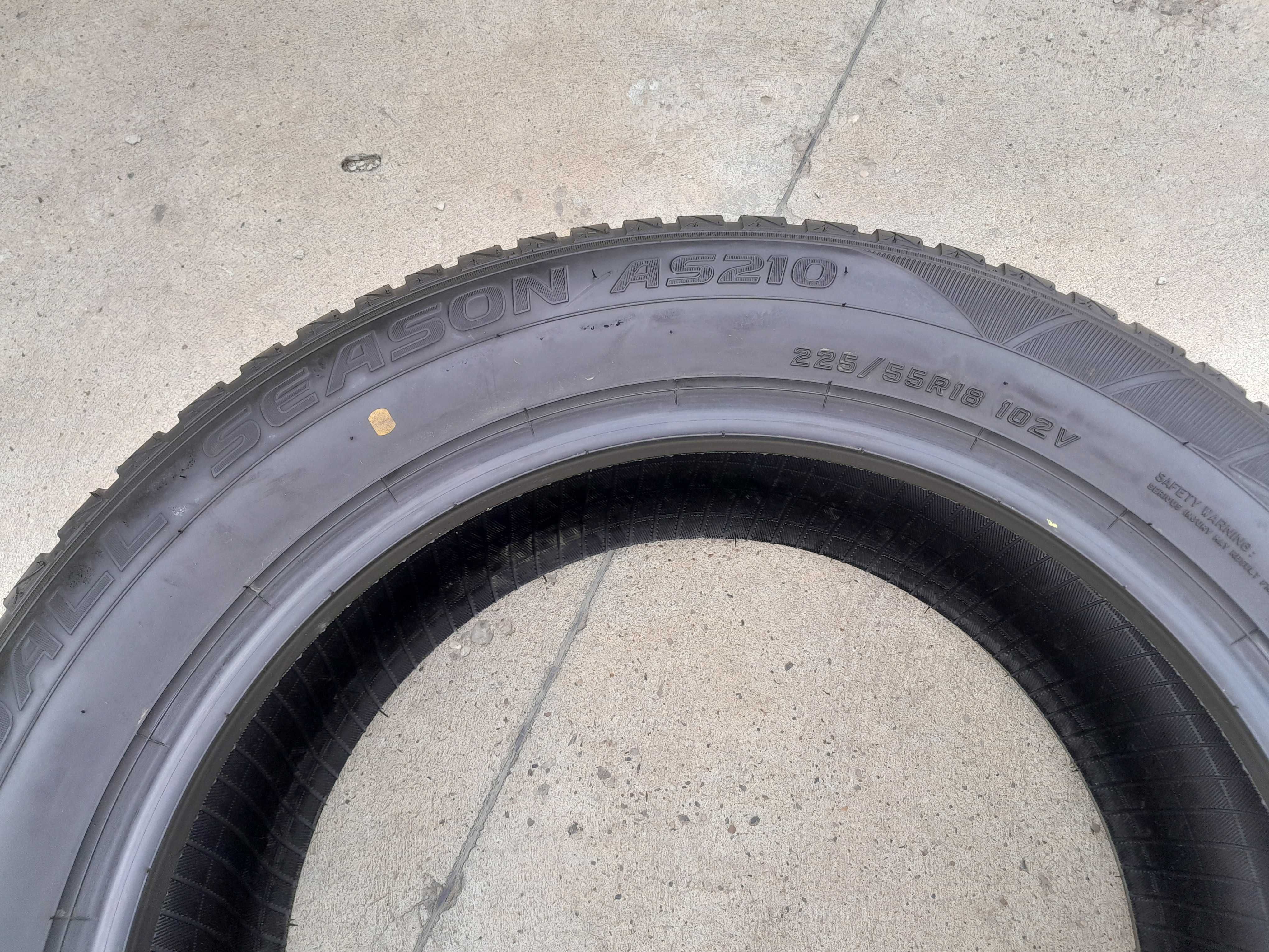 Doua anvelope 225 55 18 falken euroall season AS210 cu 7,8 mm 2021